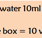 Bac water 10ml