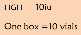 HGH 10iu (purity 89%)